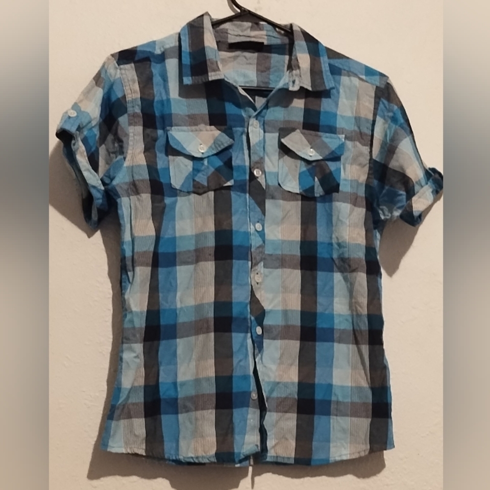 Akuma button down shirt